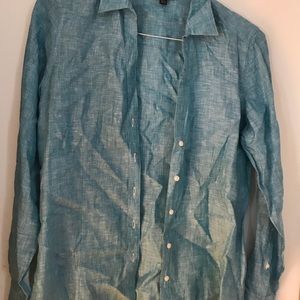 Brooks Brothers linen blouse